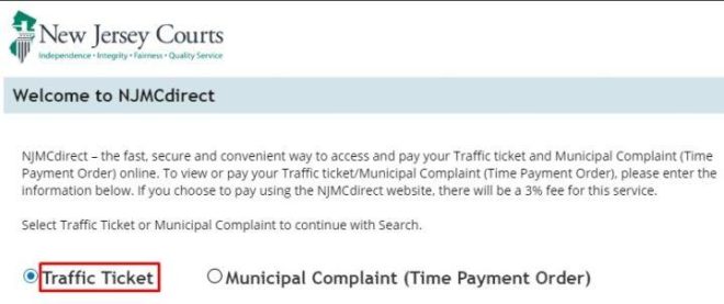 Troubleshooting Traffic Ticket Payments on NJMCdirect