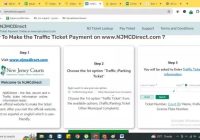 NJMCdirect: Monitoring Your Traffic Ticket Status