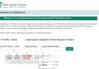 Effortless Online Payments for Traffic Tickets with NJMCdirect