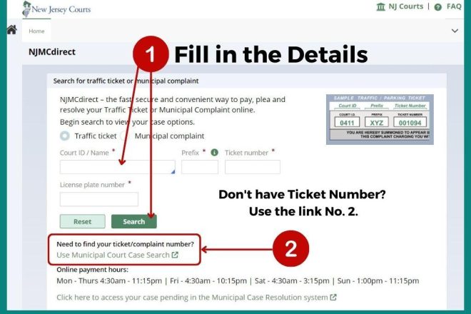 Simplifying Traffic Ticket Payments with NJMCdirect